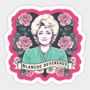 Blanche Devereux // Fan design Sticker